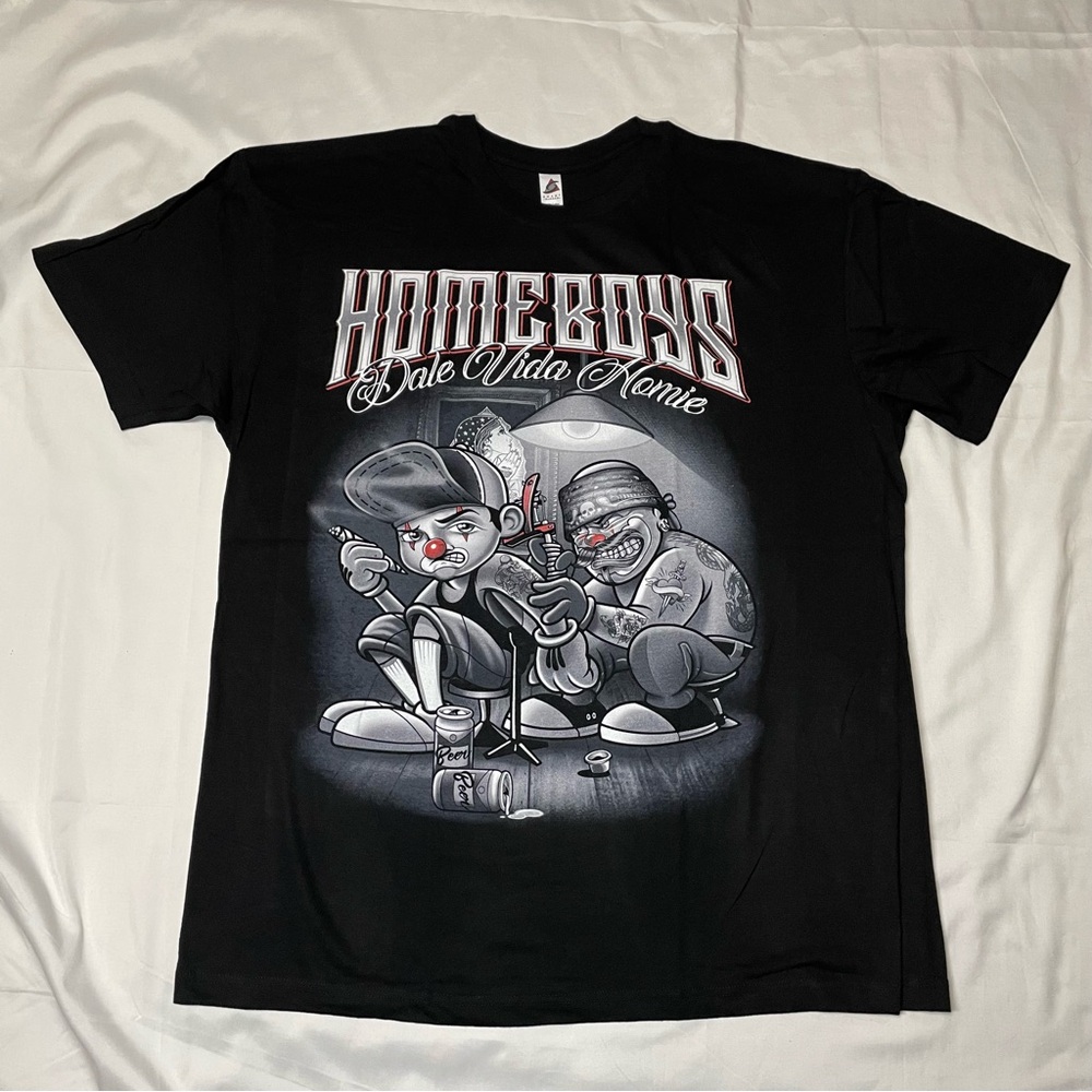 Homeboys Tattoo Chicano California Mexican T-Shirt
